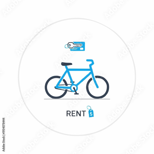 Bike Rental Service Icon
