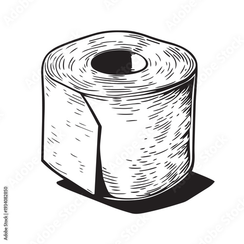 roll of toilet paper