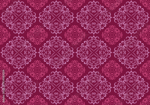 seamless damask pattern