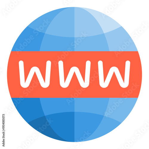 Globe with WWW Icon
