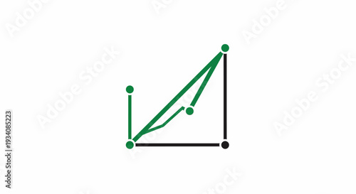Abstract graphical representation of data analysis showcasing growth and progress