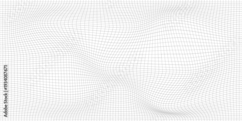 Retro seamless pattern. Black grid on white background. 60s 70s aesthetic. Vector illustration for poster, cover, print.