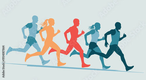 A collection of diverse human head and bust silhouettes showcasing various hairstyles and profiles against a white background.