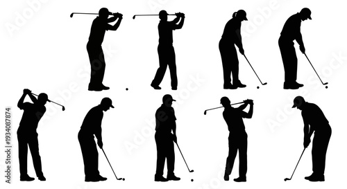 A collection of diverse human head and bust silhouettes showcasing various hairstyles and profiles against a white background.