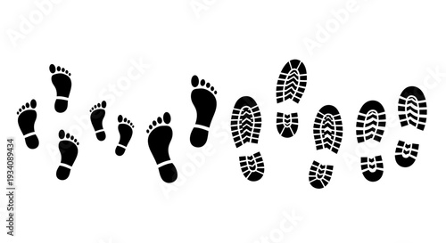 A collection of diverse human head and bust silhouettes showcasing various hairstyles and profiles against a white background.