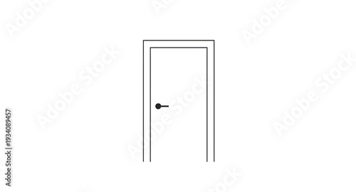 door, entrance, entry, doorway, portal, gateway, frame, threshold, arch, access, house, home, building, facade, architecture, vector, illustration, icon, symbol, isolated, white, minimal, simple, outl