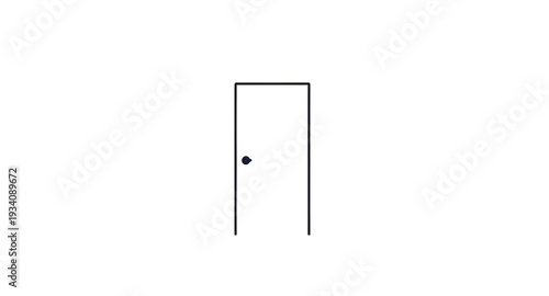 door, entrance, doorway, portal, gateway, entry, threshold, frame, arch, access, building, house, home, facade, architecture, vector, illustration, icon, symbol, isolated, white, outline, sketch, line