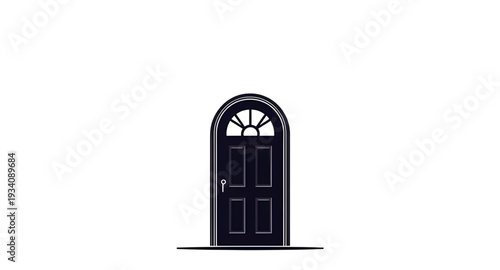 door, entrance, doorway, portal, gateway, entry, threshold, frame, arch, access, building, house, home, facade, architecture, vector, illustration, icon, symbol, isolated, white, outline, sketch, line