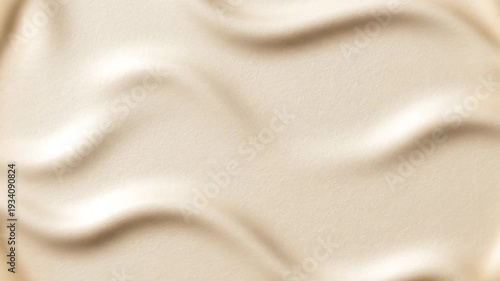 Wallpaper Mural Soft wavy cream texture with glowing abstract circle light Torontodigital.ca