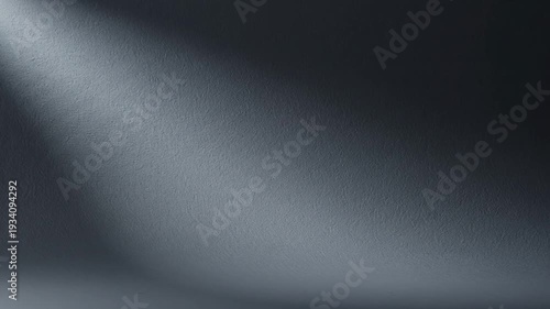 Wallpaper Mural Textured dark gray wall illuminated by diagonal spotlight Torontodigital.ca