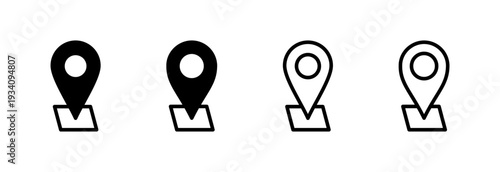Address icon vector illustration. home location sign and symbol. pinpoint