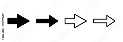 Arrow icon vector illustration. Arrow sign and symbol for web design.