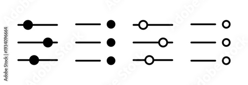 Menu Icon vector illustration. web menu sign and symbol. hamburger menu symbol