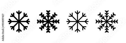 Snow icon vector illustration. snowflake sign and symbol