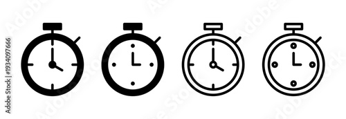 stopwatch icon vector illustration. Timer sign and symbol. Countdown icon. Period of time