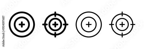 Target icon vector illustration. goal icon vector. target marketing sign and symbol