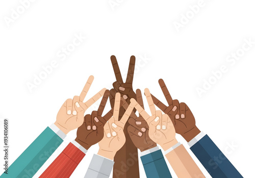 No war graphic symbol for global peace and unity