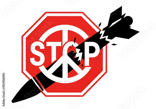 Anti-war protest poster design with no war message