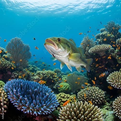 Underwater nightclub scene with fish characters dancing and having fun.