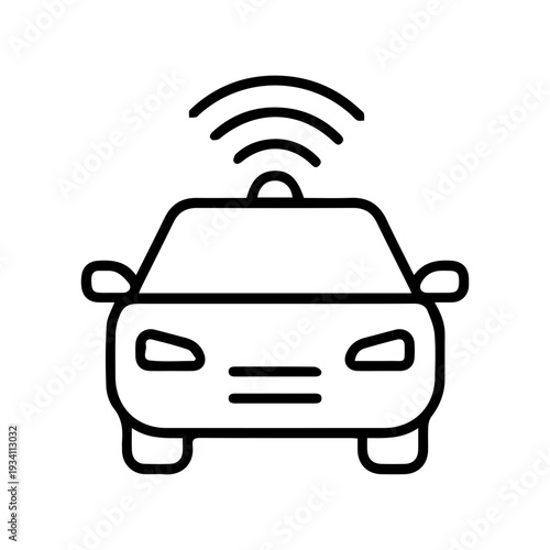 Self-driving car icon