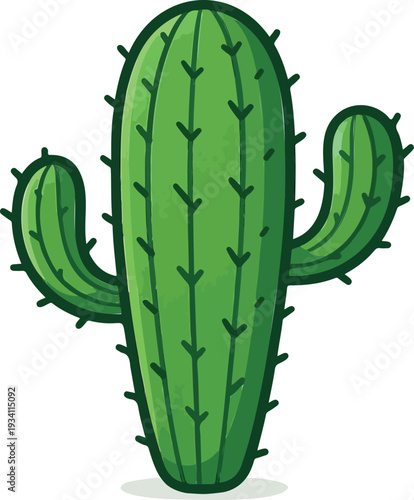 A fresh Cactus vector transparent