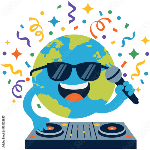 Earth DJ Party Fun
