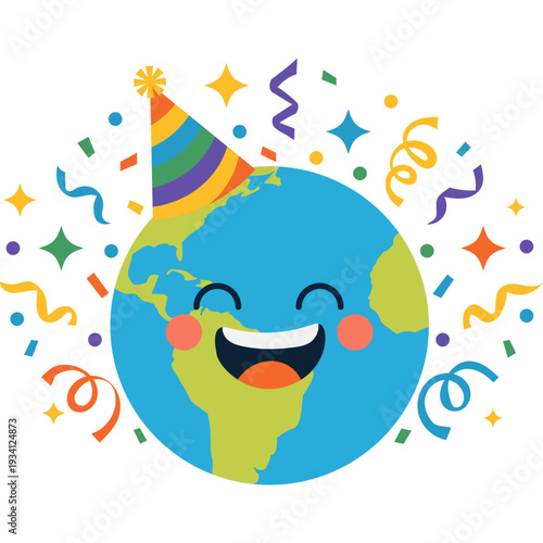 Happy Earth Celebration Icon