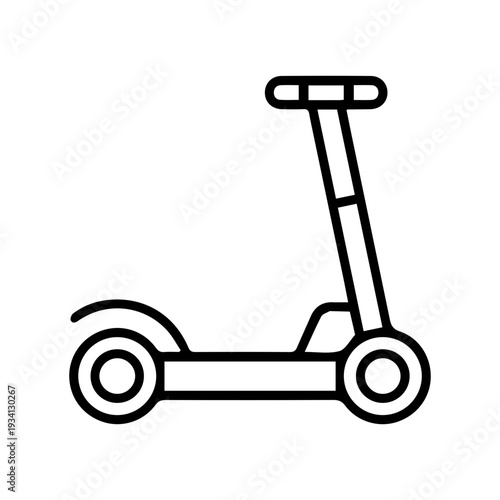 Electric Scooter Icon