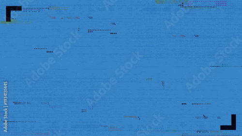 Old paper rough texture blue color background with ink stains from risograph defect printing