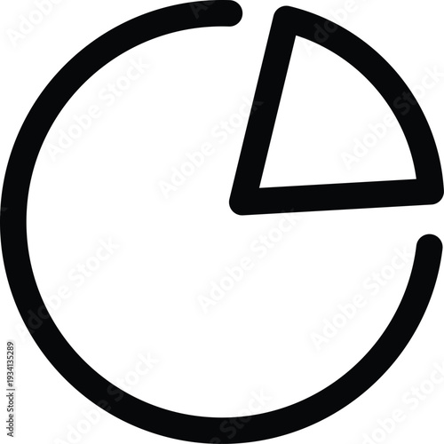 Circular graph showing data analysis results