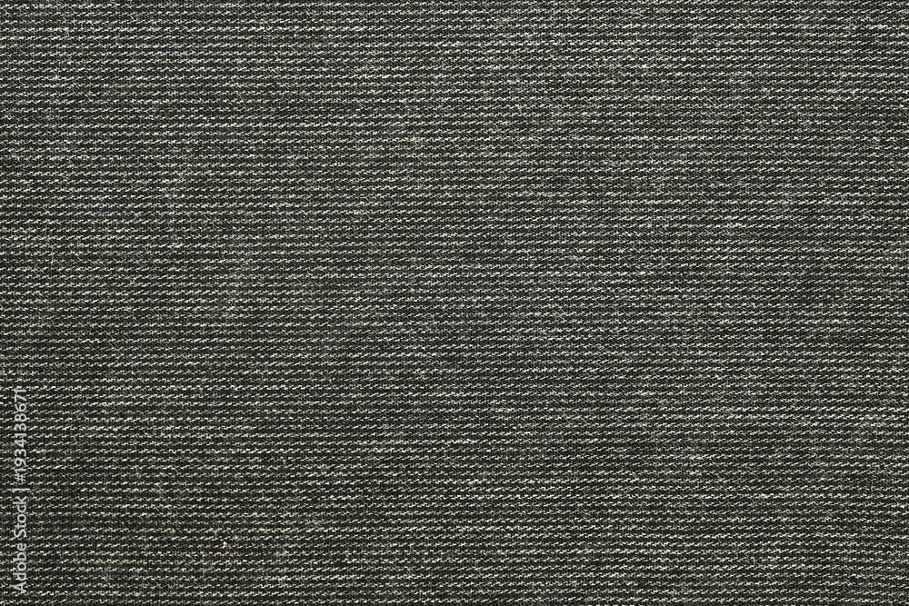Fototapeta premium Close-up seamless dark gray linen textile texture with fine woven fibers and elegant fabric detail. Modern background ideal for fashion, upholstery, and interior design concepts