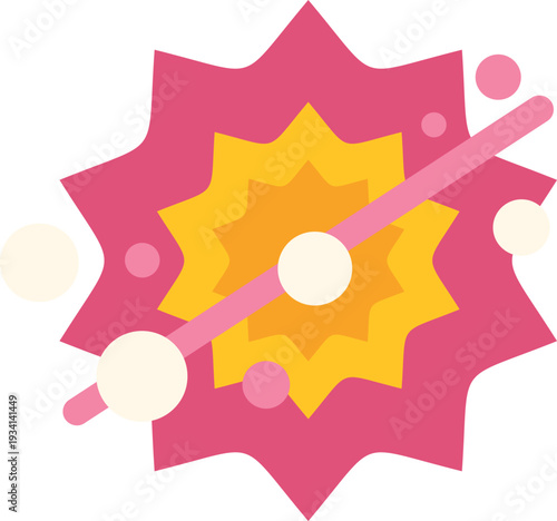 Removing an energy blast or danger symbol, often used for content control