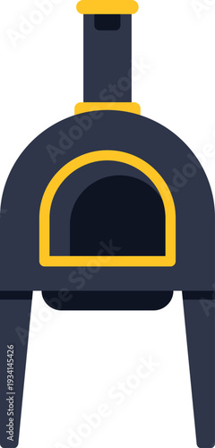 Outdoor wood fired pizza oven for cooking delicious food