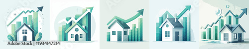 Vector of Real Estate Investment Growth