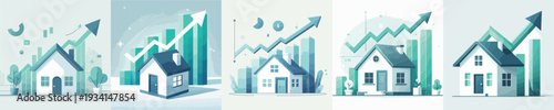 Vector of Real Estate Investment Growth