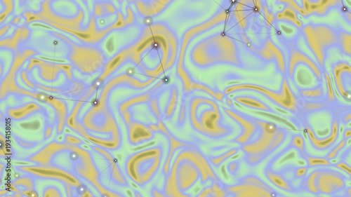 Vibrant abstract motion graphics with swirling patterns and fluid shapes in a mesmerizing 4K video display