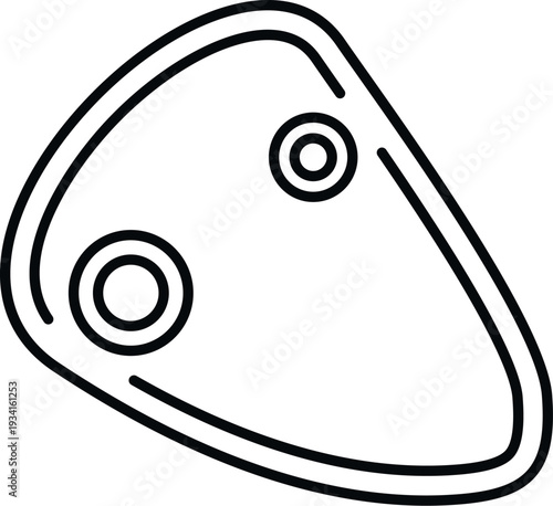 Raw steak or beef cutting with two fat marbling circles preparing for cooking