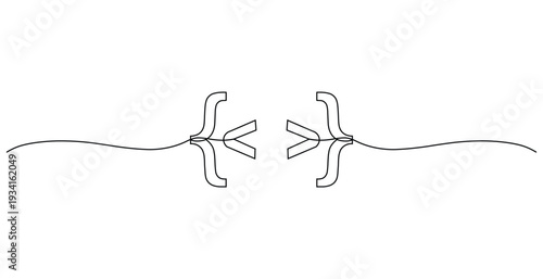Simple illustration of two antibodies binding to a single antigen forming an immune complex together tightly