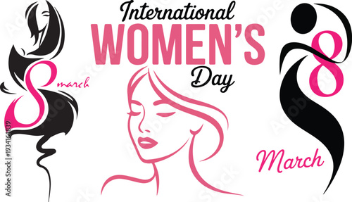 International Women's Day Celebration Graphics, art and Illustration