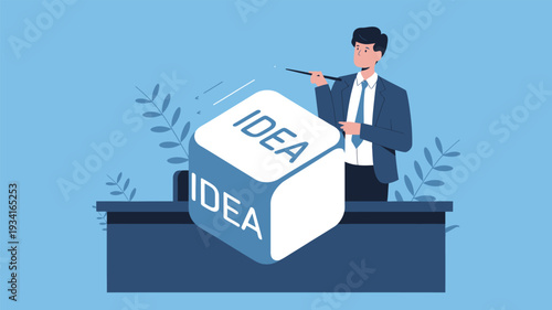 business man with money