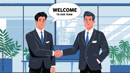 business people shaking hands