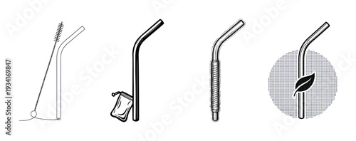 Metal reusable straws with cleaning brush and pouch are essential for an eco-friendly and sustainable lifestyle.