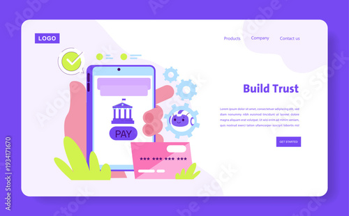 Mobile Payment Concept Vector Illustration