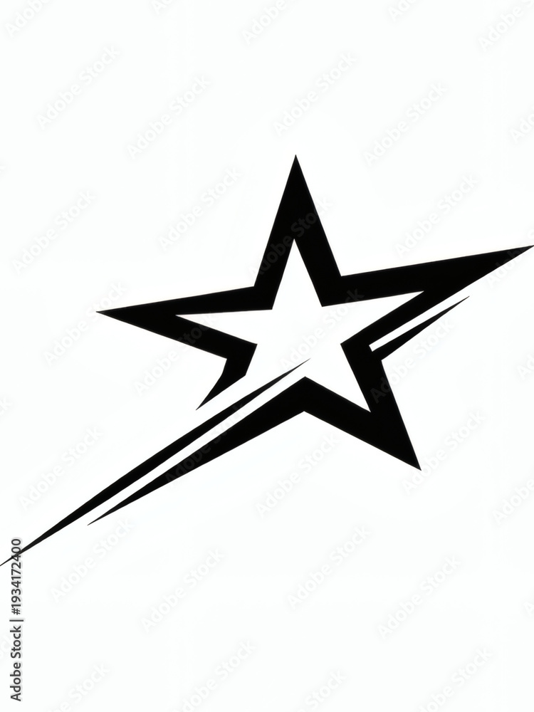 Fototapeta premium Vector symbols illustration of star