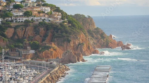 Beautiful spanish coastal town sant feliu de guixols