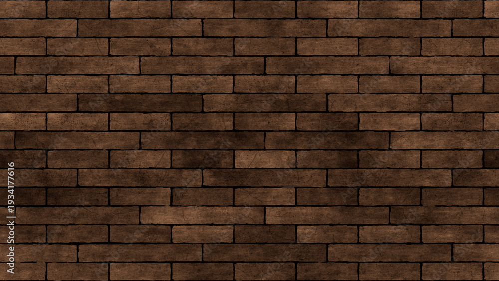 Fototapeta premium Wall brick background. Material grunge cracks rocks texture.