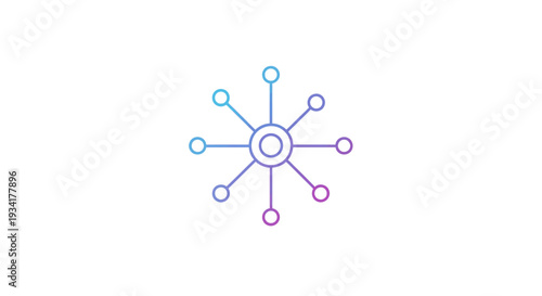 Abstract illustration of a network diagram representing interconnected data points.