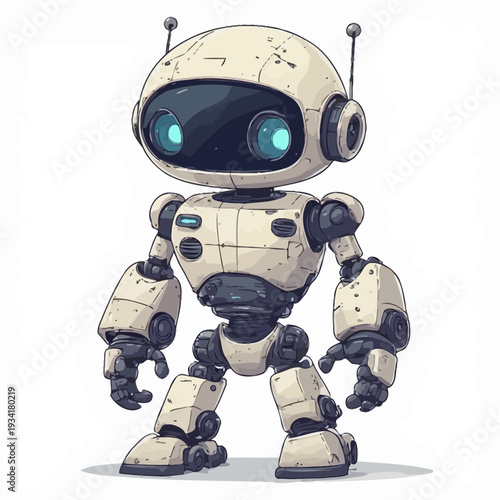 cute robotic design very cool