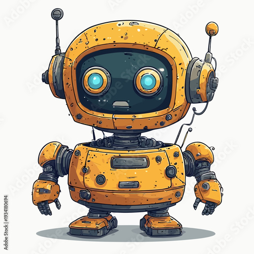 cute robotic design very cool