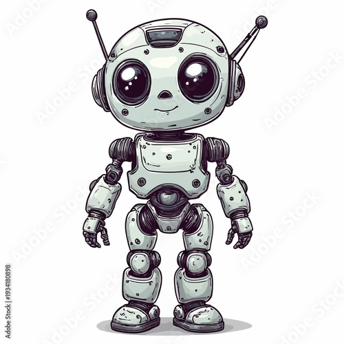 cute robotic design very cool